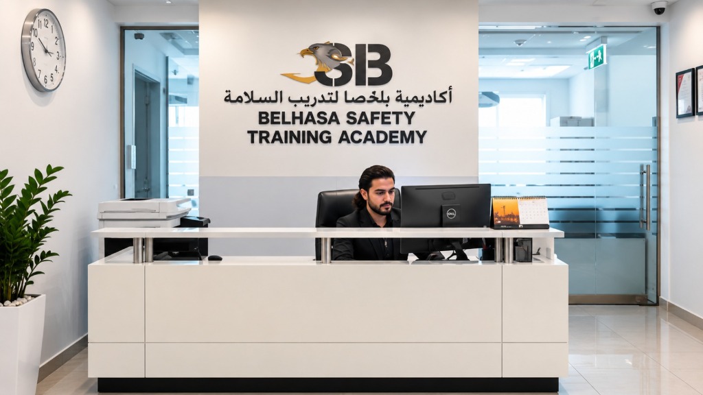 Belhasa Safety Training Academy Reception Desk