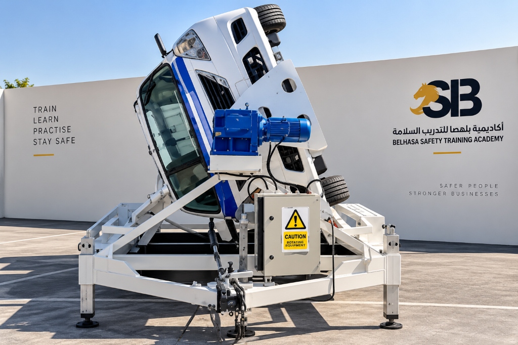 Vehicle Rollover Safety Simulator at Belhasa Safety Training Academy